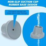 Replacement Shower Chair Feet Pads, 4-Pack