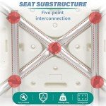 Adjustable Shower Chair for Elderly & Disabled