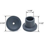 QWORK 4-Pack Non-Slip Rubber Feet for Shower Chairs