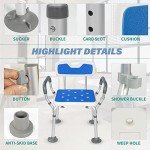 Adjustable Shower Chair for Elderly & Disabled