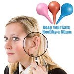 Nuanchu 6 Packs Ear Syringe Bulb for Infant, Baby Rubber Ear Cleaning Bulb for Puppies, Adults 30 ml Soft Hand Ear Washing Squeeze Bulb Removal Tool Ear Syringe (Pink, Blue, Orange)