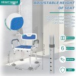Adjustable Shower Chair for Elderly & Disabled