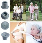 Heavy Duty Rubber Tips for Shower Chairs - 4 Pack