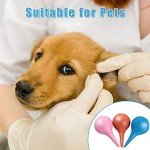 Nuanchu 6 Packs Ear Syringe Bulb for Infant, Baby Rubber Ear Cleaning Bulb for Puppies, Adults 30 ml Soft Hand Ear Washing Squeeze Bulb Removal Tool Ear Syringe (Pink, Blue, Orange)