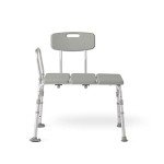 Medline Transfer Bench and Folding Walker Combo