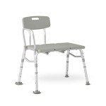 Medline Transfer Bench and Folding Walker Combo