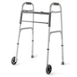 Medline Transfer Bench and Folding Walker Combo