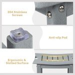 Shower Bench with Storage and Handle