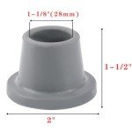 Shower Chair Replacement Feet with Non-Skid Suction