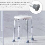 Shower Chair Replacement Feet with Non-Skid Suction