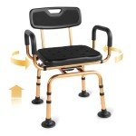 Eosprim Heavy Duty Swivel Shower Chair for Seniors