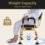 Eosprim Heavy Duty Swivel Shower Chair for Seniors