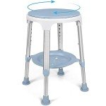 Adjustable Shower Chair for Up to 400 lbs