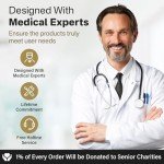 Eosprim Heavy Duty Swivel Shower Chair for Seniors