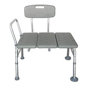 Winado Tub Transfer Bench with Backrest and Armrest