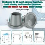 Replacement Feet for Shower Chair - 4 Pack