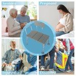 Winado Bath Transfer Bench with Backrest and Armrests