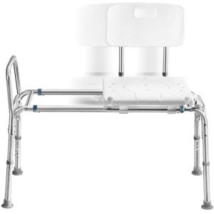 Adjustable Shower Transfer Bench for Elderly & Disabled