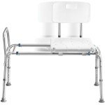 Adjustable Shower Transfer Bench for Elderly & Disabled