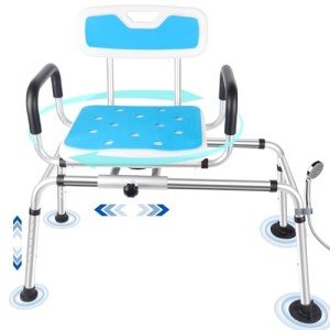 Adjustable Tub Transfer Bench with Swivel Seat