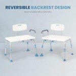 OasisSpace Heavy-Duty Tub Transfer Bench for Seniors