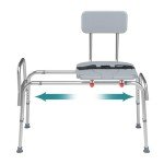 WAYES Adjustable Bath and Shower Transfer Bench