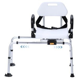 Revolving Shower Chair with Transfer Bench