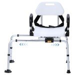 Revolving Shower Chair with Transfer Bench