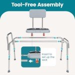 WAYES Adjustable Bath and Shower Transfer Bench