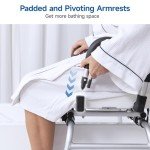 Revolving Shower Chair with Transfer Bench