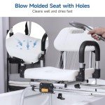 Revolving Shower Chair with Transfer Bench