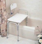 Healthline Lightweight Tub Transfer Bench Chair