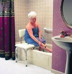 Healthline Lightweight Tub Transfer Bench Chair