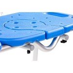 Height Adjustable Bath Transfer Bench with Cutout