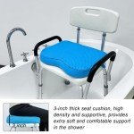 Non-Slip Shower Chair Cushion for Elderly & Disabled