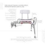 Eagle Health Tub-Mount Swivel Transfer Bench