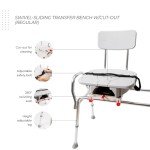 Eagle Health Sliding Bench with Swivel Seat