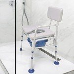 GreenChief Heavy-Duty Commode Chair with Arms