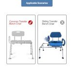 YISURE Split Shower Curtain for Bath Transfers