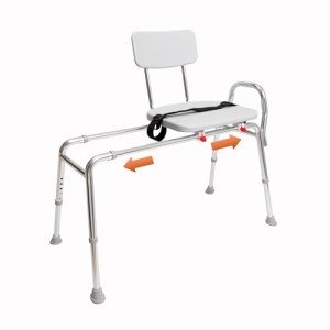 Adjustable Sliding Transfer Bench & Shower Chair