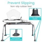 Vive Adjustable Shower Stool & Transfer Bench
