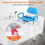 360° Swivel Sliding Shower Chair and Transfer Bench
