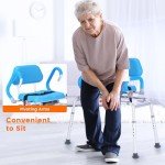 360° Swivel Sliding Shower Chair and Transfer Bench