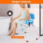 360° Swivel Sliding Shower Chair and Transfer Bench