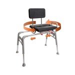 Eagle Health Adjustable Padded Shower Transfer Bench
