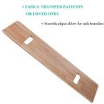 Heavy Duty Wooden Transfer Board with Handles