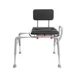 Eagle Health Adjustable Padded Shower Transfer Bench