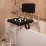 Eagle Health Adjustable Padded Shower Transfer Bench