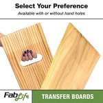 FabLife Deluxe Hardwood Transfer Board - 8"x30