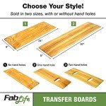 FabLife Deluxe Hardwood Transfer Board - 8"x30